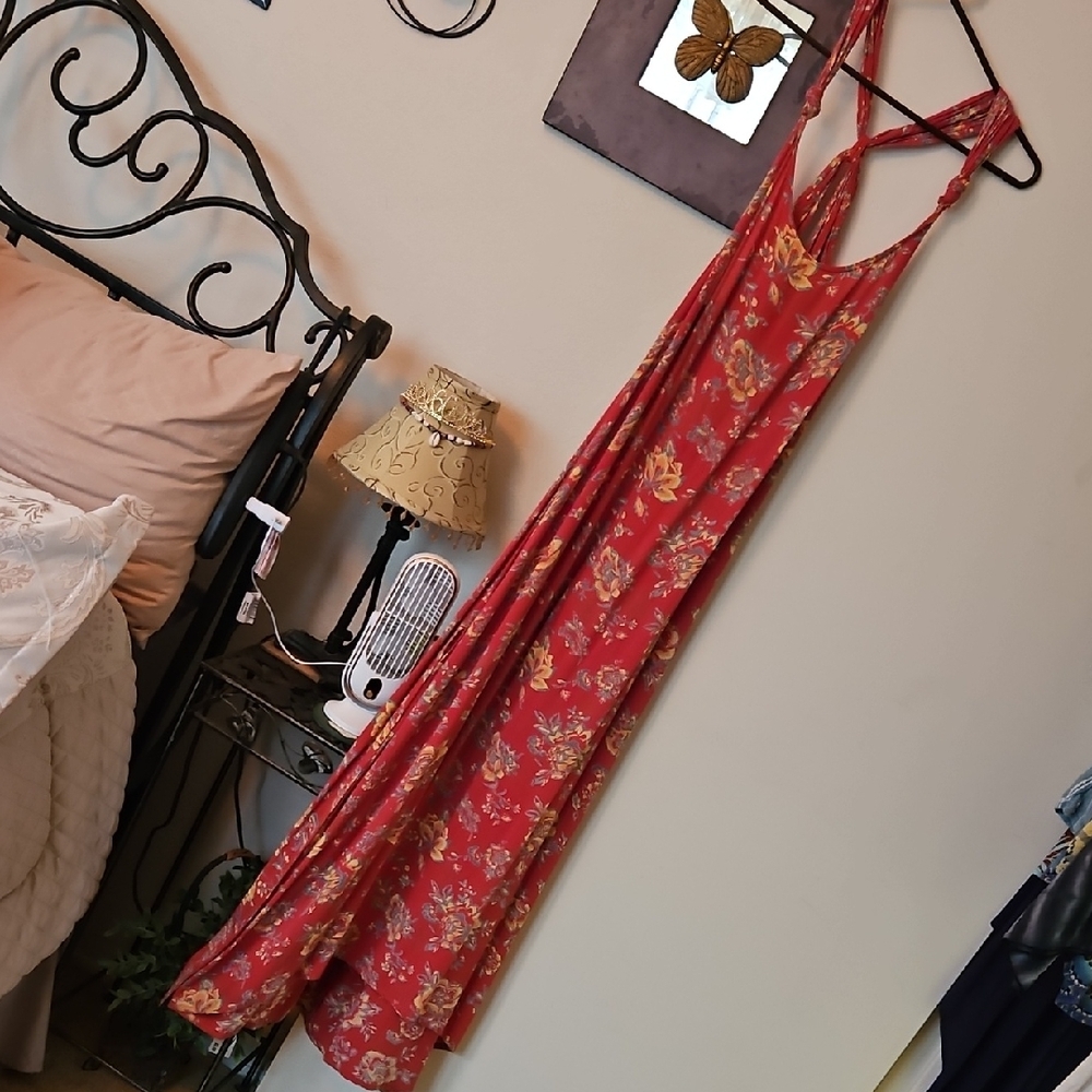Billabong  Red Floral Dress